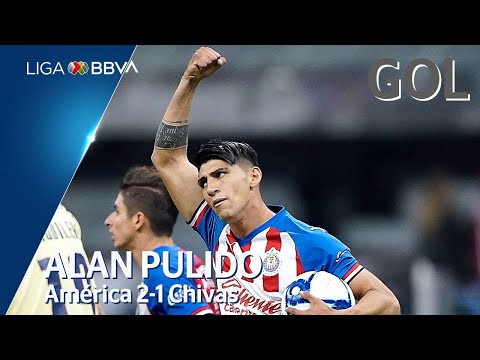 Gol de A. Pulido | América 2 - 1 Chivas | Liga BBVA MX - Jornada 12 - Apertura 2019