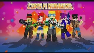 Cops N Robbers 3D pixel craft Gun shooting games ll ISL game screenshot 2