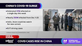 COVID: Chinese health officials estimate infection rate of 37 million people per day