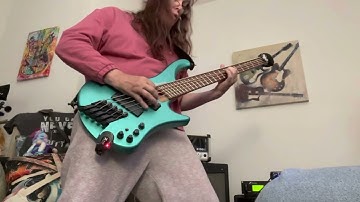 Erica Ibanez 5 string bass multi scale long play