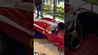 Formula 1 Las Vegas. Historic race cars on display inside Wynn Hotel & Casino lasvegas formula1