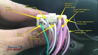 Toyota Tacoma stereo wiring diagram 2016 and up