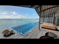 Club med finolhu villas maldives resort review sunset water pool villa room tour luxury hotel