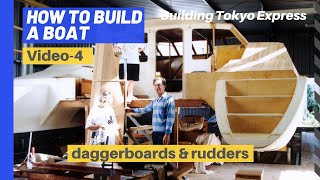 How to build a boat - Catamaran - part 4 - 2nd hull & rudders