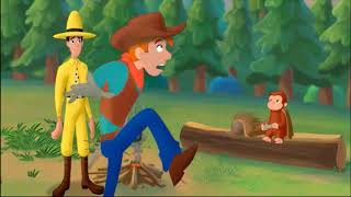Curious George Go Wild, Go West Movie Capture - Emmett Sat On A Porcupine, Without Looking