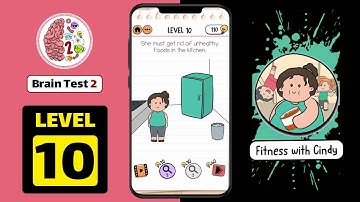 Brain Test 2 Fitness with Cindy Level 10 Walkthrough