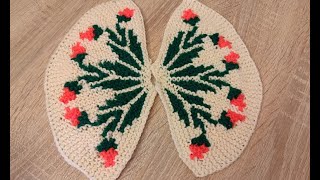 картинка: Очень милый узор для тапочек 