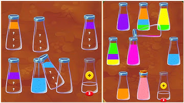 Sort Colour Puzzle Walkthrough 2, ios Gameplay Simulator Think Brain Android Games