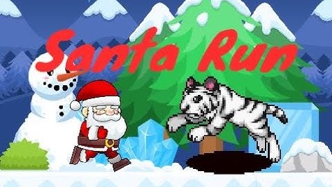 Scratch Christmas Platformer | Santa Run Walkthrough | How to create scrolling platformer game