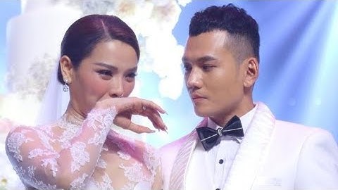 Phương Trinh Jolie và Lý Bình ngẹn ngào trong lễ cưới