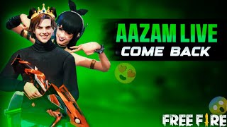 FREE FIRE LIVE RANK PUSH 😱🤣 @A5K AAZAM LIVE #short #freefire free fire India