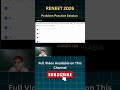 RENEET 2026 Physics Practice Questions Video 4