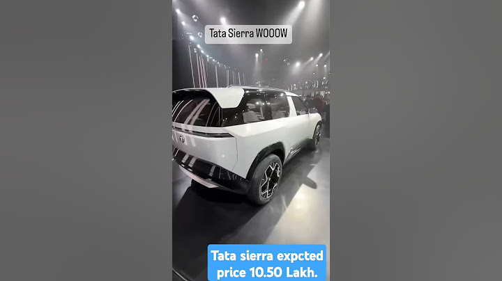 #Tata Sierra🔥 Expected Price 10.50 Lakh#Autoexpo2025#Bharat mobility 2025#tata