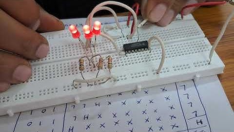 Subject : Digital Electronics: Practical:  8 to 3 priority encoder using IC 74148 and breadboard.