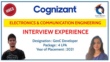 Cognizant Interview Experience - 2022 | Designation: GenC Developer
