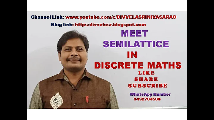 MEET SEMILATTICE || MEET SEMI LATTICE || LATTICES || DISCRETE MATHEMATICS || DMS || MFCS || POSET ||