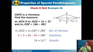 Properties of Special Parallelograms (Math 9) Q3