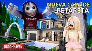 😱NO PONGAS la NUEVA CASA de PETAPETA en BROOKHAVEN porque ESCONDE un SECRETO | Valery Rm