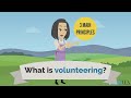 What is volunteering?