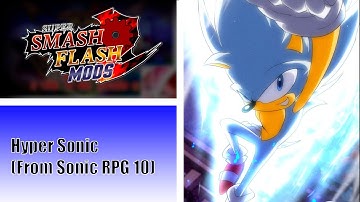 SSF2 Mods: Hyper Sonic (From Sonic RPG 10)
