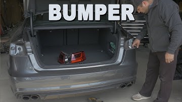 How To Remove a Rear Bumper Cover - 2016 Audi S6