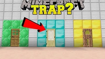 Minecraft: WHICH DOOR IS A TRAP?!? - CRACK THE FAKES - Custom Map [1]