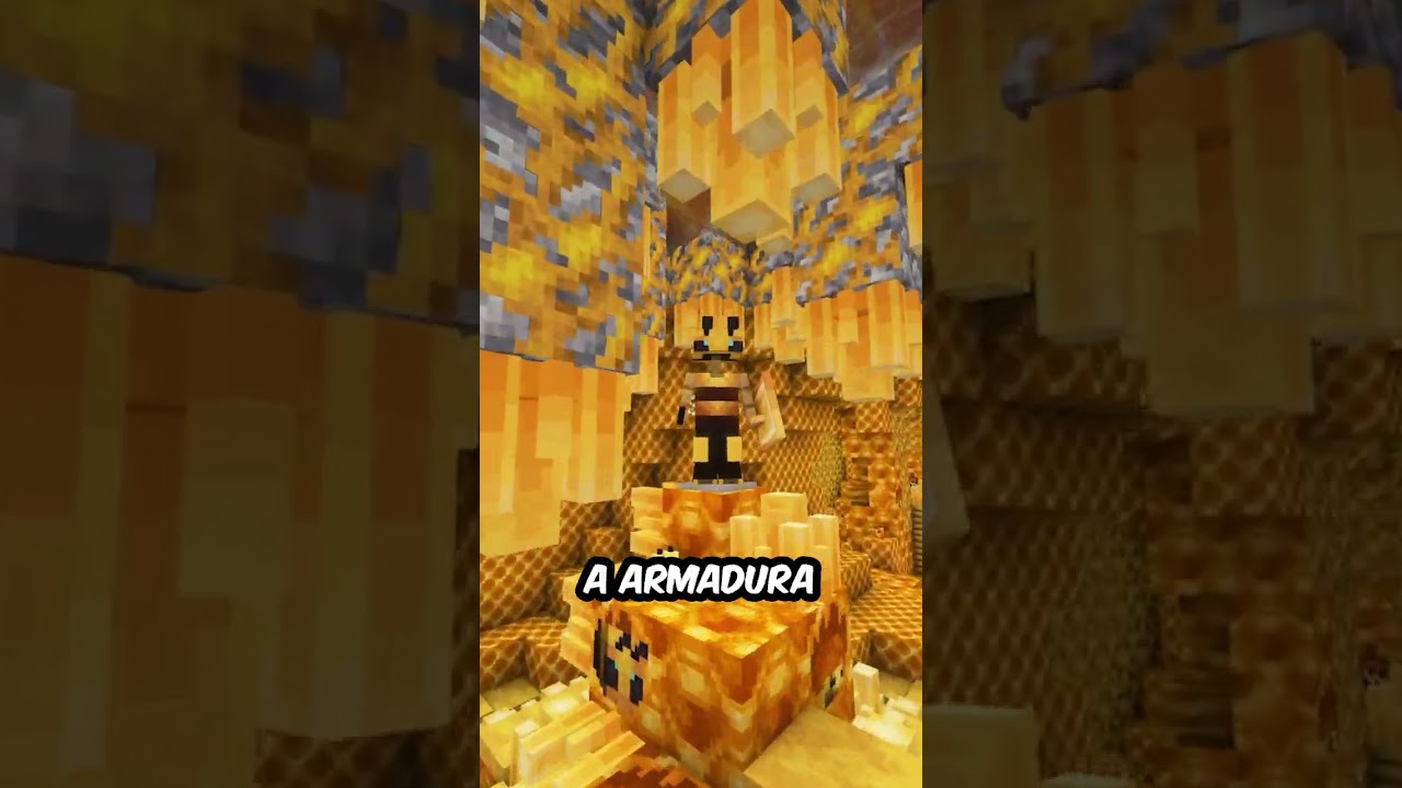 ⁣Virei uma Abelha no Minecraft 😂