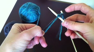 Two-Color Long-tail Cast On