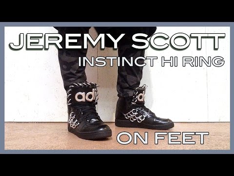 on feet Jeremy Scott x adidas Instinct Hi ss15