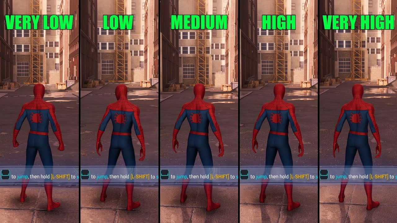 Spider-Man Remastered PC Features and Differences