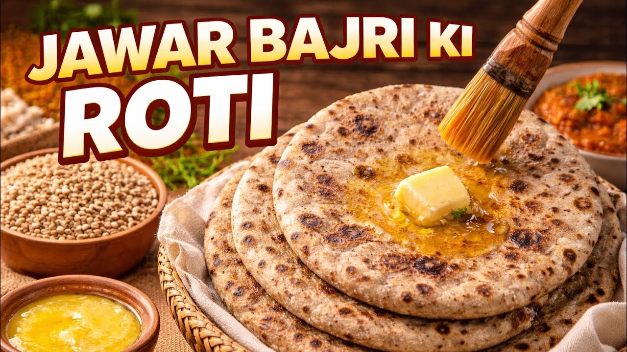 Jawar Bajri ki Roti Recipe | Healthy Roti - YouTube