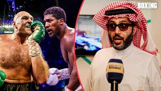 Turki Alalshikh Gives MAJOR Update On Location Of Tyson Fury vs Anthony Joshua