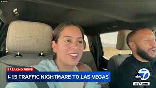 ‘Long stretch of absolutely nothing:’ Drivers talk I-15 traffic nightmare after fiery crash
