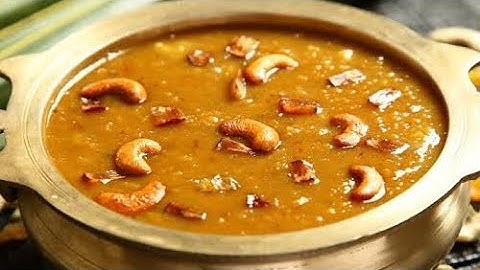 நாகர்கோவில் கல்யாண வீட்டு  பருப்பு பாயாசம்/ How to make Pasi Paruppu Payasam Recipe in Tamil