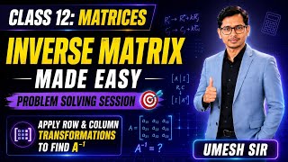 Class 12 NCERT Maths || Chap 3 Matrices || Lec 16 Exercise 3.4