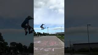 been a while 🥴#scootering #skatepark #scooter #skater #skate #shorts #edit #sigma #ride #wheels
