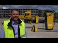 Hochleistungs-Ladesäulen für E-Lkw im größten DHL-Paketzentrum Deutschlands | Abendschau | BR24