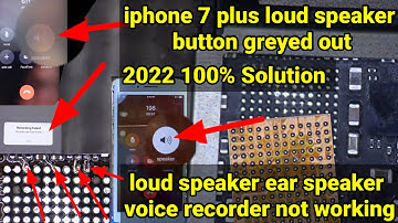 IPhone 7 and 7Plus audio IC solution | iPhone 7 and 7 plus speaker 🔊 problem solution
