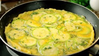 Omelette aux courgettes - une recette méga délicieuse au lieu de l’omelette classique! |Savoureux.TV