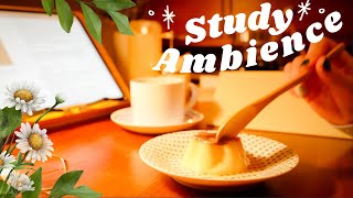 4-HOUR STUDY AMBIENCE☕ Relaxing Water Sounds☕ Stay Motivated Study With Me DEEP FOCUS POMODORO TIMER