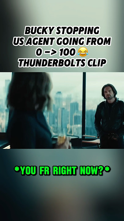 FUNNY Clip of Bucky and John Walker in THUNDERBOLTS! Winter Soldier and US AGENT MCU moment