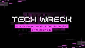 How to Show Internet Speed in Taskbar on Windows 11