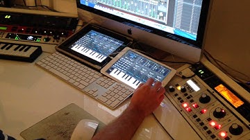 zMors studio recording session for a club track