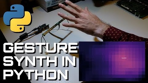 Gesture-Controlled Synth in Python – Real-Time Demo