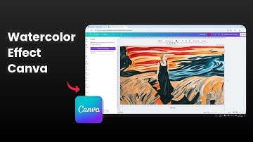 How to Add a Watercolor Effect Effect in Canva