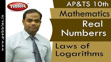 Laws of Logarithms : Real Numbers | Mathematics | AP&TS