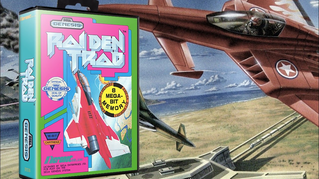 Raiden Trad (Raiden Densetsu) | SEGA Genesis Original Hardware on