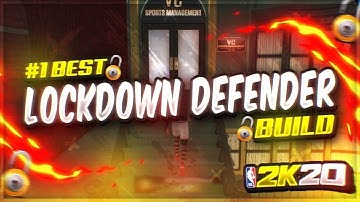THE #1 BEST LOCKDOWN DEFENDER BUILD ON NBA 2K20!! CLAMP EVERY PLAYER IN THE GAME WITH THIS BUILD!!