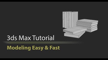 Book Modeling in 3ds Max , Easy & Fast