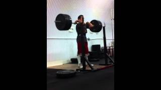 130kg Front squat for 1RM